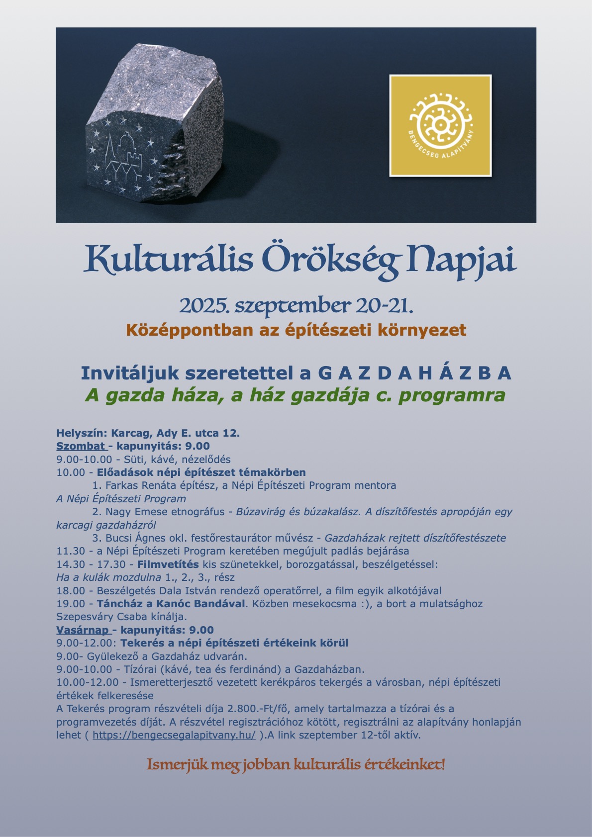 Kulturális Örökség Napja